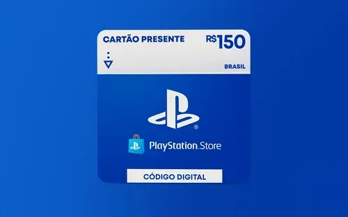 R$150 Playstation Store - Carto Presente Digital [Exclusivo Brasil]